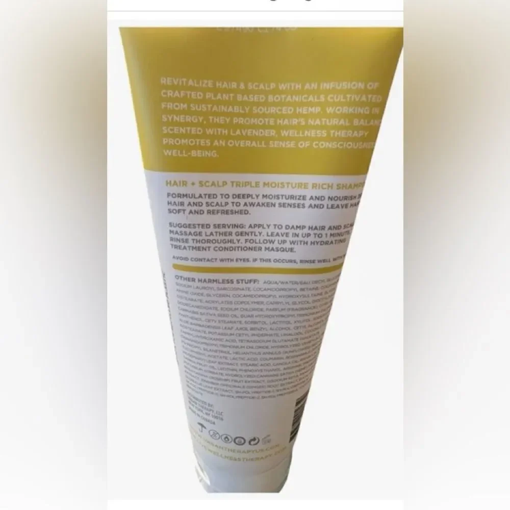💥Twisted sisters wellness + therapy Hair and scalp triple moisture rich Shampoo
